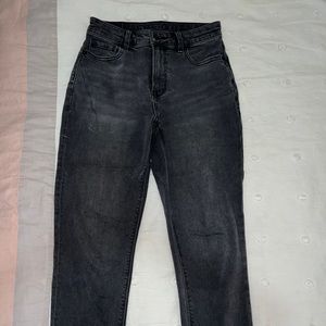 Black American Eagle Mom Jeans